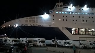 Grimaldi Lines Cruise Barcelona Ferry [upl. by Yralam]