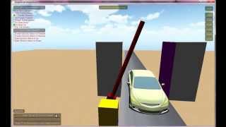 Car Ticketing Machine using Game Animation for PLC Application [upl. by Gershon824]