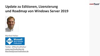 Windows Server 2019 Editionen Lizenzierung und Roadmap [upl. by Cleary]