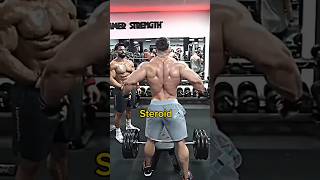 Steroids💉 Vs Natural🙏 gym gymmotivation steroidsideeffects steroidfree natural shorts [upl. by Marge]