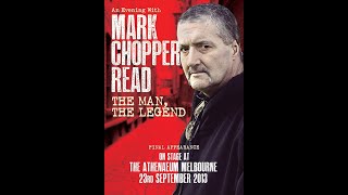 An Evening with Mark Chopper Read The Man The Legend Final Appearance The Athenaeum Melb 23092013 [upl. by Annaj]