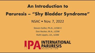 CBT for Paruresis Shy Bladder [upl. by Sugna]