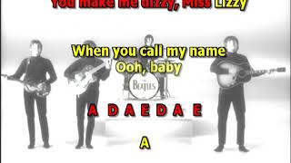 Dizzy Miss Lizzy Beatles Mizo Lead Vocal lyrics chords [upl. by Zarla]