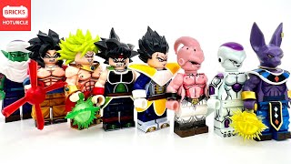 Lego Dragon Ball Minifigures Season 2 Part 1 Speed Build  Unofficial Lego [upl. by Hsot]