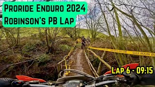 PB Lap around Robinson’s  Proride Enduro 2024 Round 1 [upl. by Soelch]