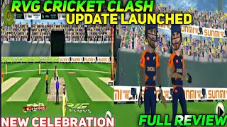 RVG CRICKET CLASH NEW MEGA UPDATE LAUNCH  FULL REVIEW  HARVINDER GAMING [upl. by Eniortna603]