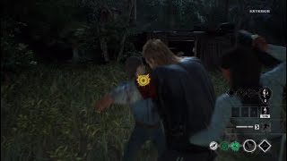 Playing as killer in gas station storm map Texas chainsaw massacre [upl. by Kcirederf]