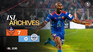 ISL Archives  FC Goa 70 Mumbai City FC [upl. by Ahsikin545]