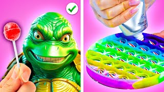 NINJA TURTLES JUST BECAME DADS🐢 Crazy Parenting Hacks amp Gadgets Funny Situations by CoCoGo [upl. by Alemap]