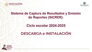 idM SiCRER Descarga e instalación Evaluación Diagnóstica Educación Básica 2024 2025 [upl. by Damal]