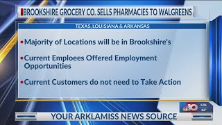 Brookshire Grocery Co announces sale of pharmacy business to Walgreens [upl. by Ariait842]