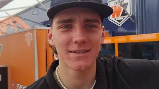 Interview Ryan Alexanderson discusses his European adventure and racing EMX250 [upl. by Orihakat]