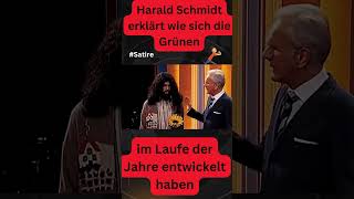 Harald Schmidt erklärt wie sich die Grünen im Laufe der Jahre entwickelt haben satireshort [upl. by Marcoux134]