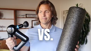 Theragun Elite not too late Review  Percussive Therapy VS Foam Roller [upl. by Garrity]