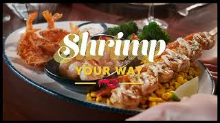 🦐 Red Lobster Shrimp Your Way Irresistible Seafood Feast  TV Commercial redlobster tvcommercial [upl. by Merralee589]