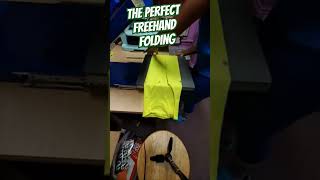 How to fold clothing freehand shorts [upl. by Annad371]