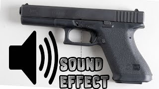 EFFETTO SONOROSPARI DI UNA PISTOLAGlock 17 sound shooter [upl. by Ahsaetal]