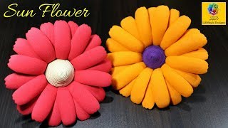 how to make beautiful flowers for home decoration  Foam Sheet Flowers Diy  Handmade Flower Craft [upl. by Thorlie]