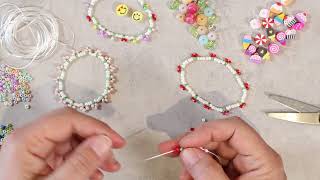 How to make jewellery with colourful beads [upl. by Valenka124]