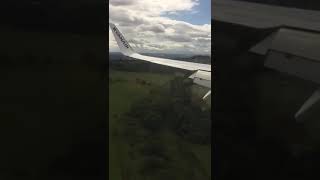 Ryanair Hard Landing ryanair aviation hard boeing deutschland paro [upl. by Aryam]