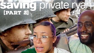 SAVING PRIVATE RYAN 1998 REACTION PART 2 WAR IS HELL [upl. by Nylatsirhc]