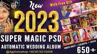 NEW Super Magic PSD Automatic Wedding ALBUM PSD 650 [upl. by Gefell]