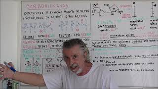 Aula 477 – Isômeros Ópticos da Glicose e da Frutose [upl. by Sigfried]