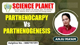 Parthenocarpy Vs Parthenogenesis by Anju Mam Parthenocarpy Parthenogenesis [upl. by Attwood]