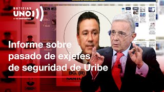 Informe de inteligencia militar habría señalado carrera delictiva de exjefes de seguridad de Uribe [upl. by Ocramed9]