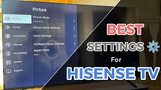 Best Settings for Hisense TV 2024 [upl. by Esinnej]