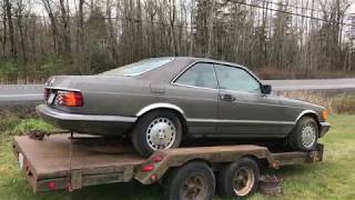 Hunting For Classic Mercedes Is It Worth Saving All W126 SEC Big Coupes [upl. by Adnahc]