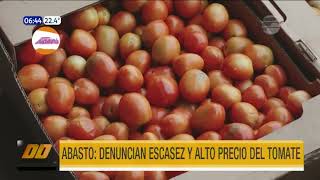 Denuncian escasez y alto precio del tomate en el Abasto [upl. by Wurst140]