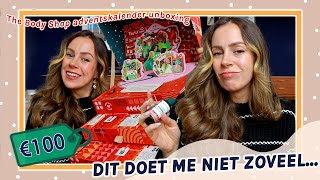 The Body Shop adventskalender unboxing 2023 is het €100 waard 🎅🎄 [upl. by Knitter358]