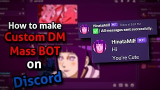 How to make Custom DM Mass Bot in Discord  No Coding Require  Replit [upl. by Onairda366]