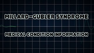 Millard–Gubler syndrome Medical Condition [upl. by Teriann999]