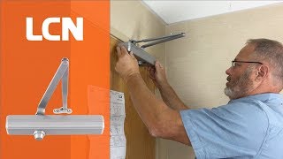 How to Install LCN 1460 Door Closer [upl. by Anatollo675]