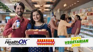 The 100VegetarianJodi of HealthOK multivitamins and Bikanervala  Mankind Pharma [upl. by Chrisoula]