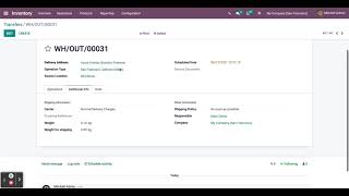 Odoo Inventory Transfer [upl. by Fulton62]