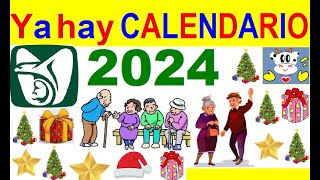 YA HAY CALENDARIO 2024 PENSIONADOS IMSS Y MEGA FARMACIA ES UNA REALIDAD PUEDES LLAMAR 55 9500 0911 [upl. by Asoj]