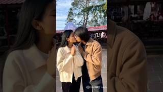 Sourav Joshi is kissing his girlfriend 😶 popular trending shorts vlog souravjoshivlogs [upl. by Kirt199]