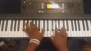 How to play Kadosh by Pv Idemudia on piano [upl. by Adnohser]