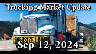 Trucking Market Update 91224 with DAT Load Board [upl. by Alic]