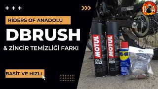 Motosiklet Zincir Temizliği Detaylı Anlatım wDBRUSH [upl. by Theola151]