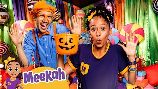 Blippi and Meekahs Halloween Dance Party  Meekah  Educational Videos for Kids  Kids TV [upl. by Geraint]