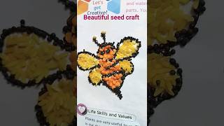 beautiful seed craft ytshorts crafts manasamanchikanti [upl. by Enrobyalc]