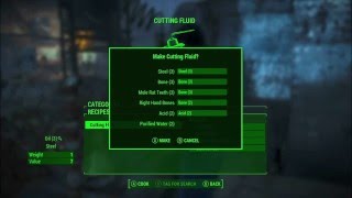 Fallout 4 Infinite Crafting Hack Cheat Craft Craft any item for no resources [upl. by Bounds]