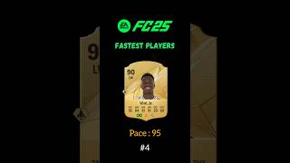 FASTEST players ratings in EA FC 25 fc25 eafc25 easportsfc [upl. by Booma897]