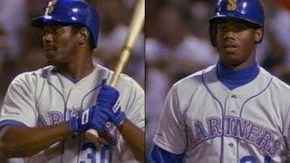 Griffeys hit backtoback home runs in 1990 [upl. by Garber]