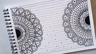 mandala art for beginners  step by step mandala mandala mandalaart [upl. by Sej]