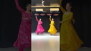 Baawre Dance Video  Pink suit set  Yellow Anarkali  OOTD  GRWM  Navratri  Diwali  Festival [upl. by Nalced]